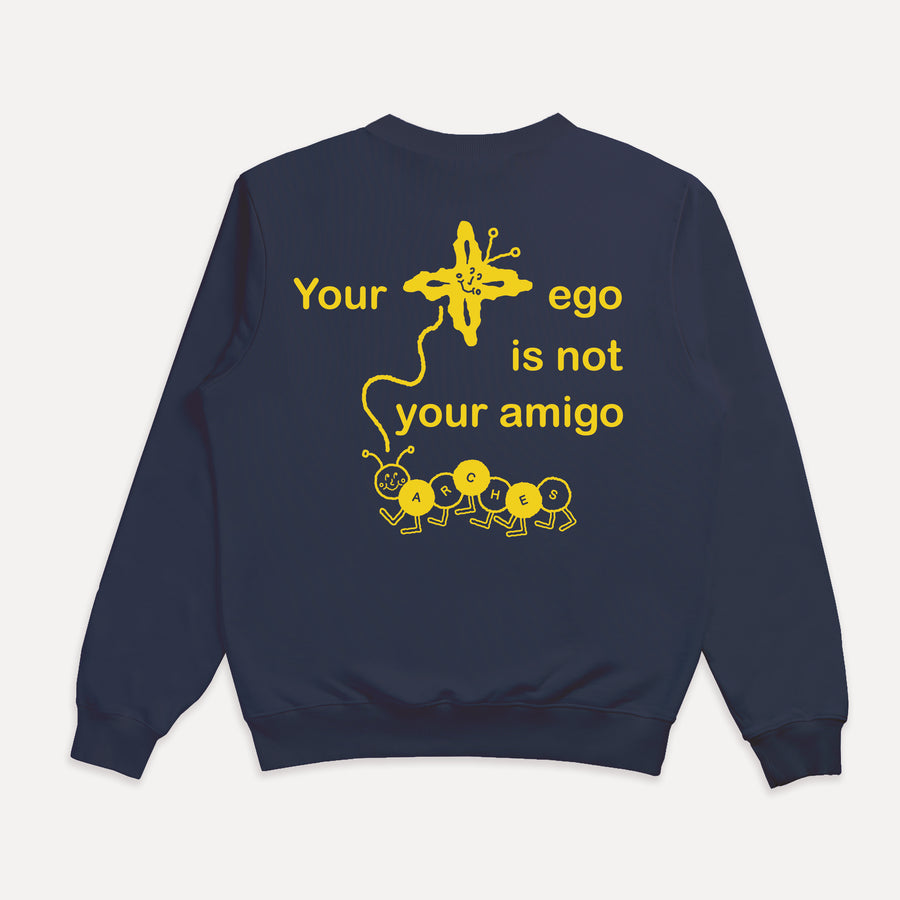 EGO LOOP BACK CREWNECK SWEATSHIRT