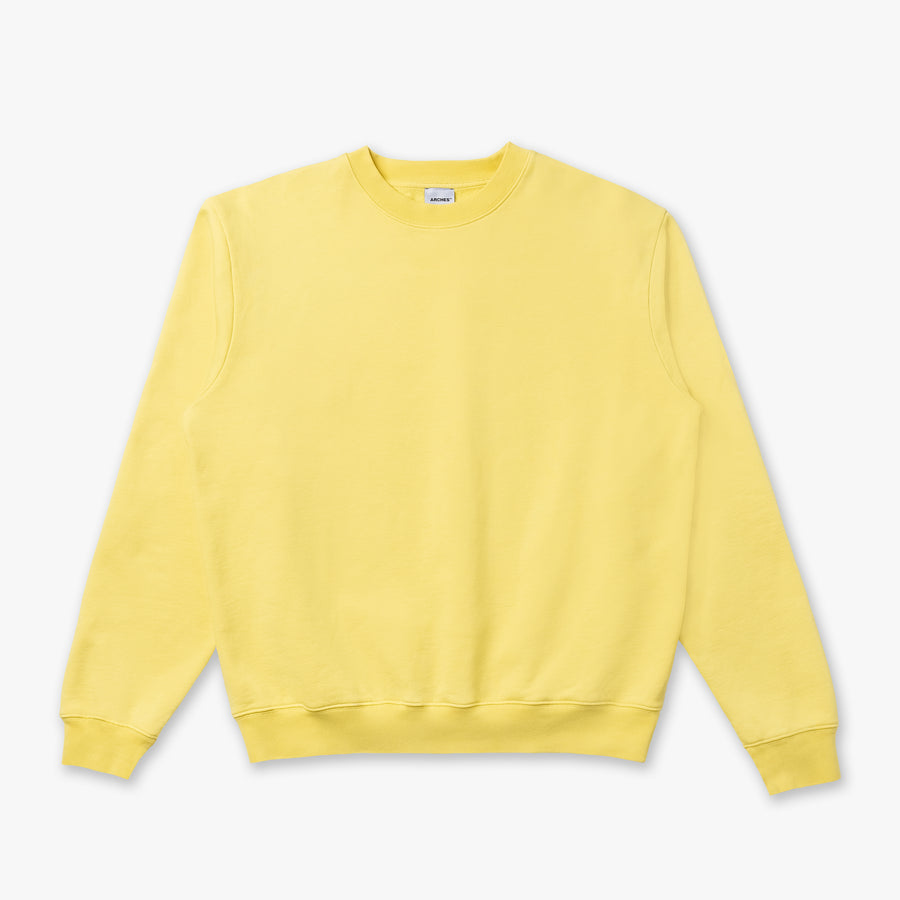 LIGHT WEIGHT LOOPBACK CREWNECK SWEATSHIRT