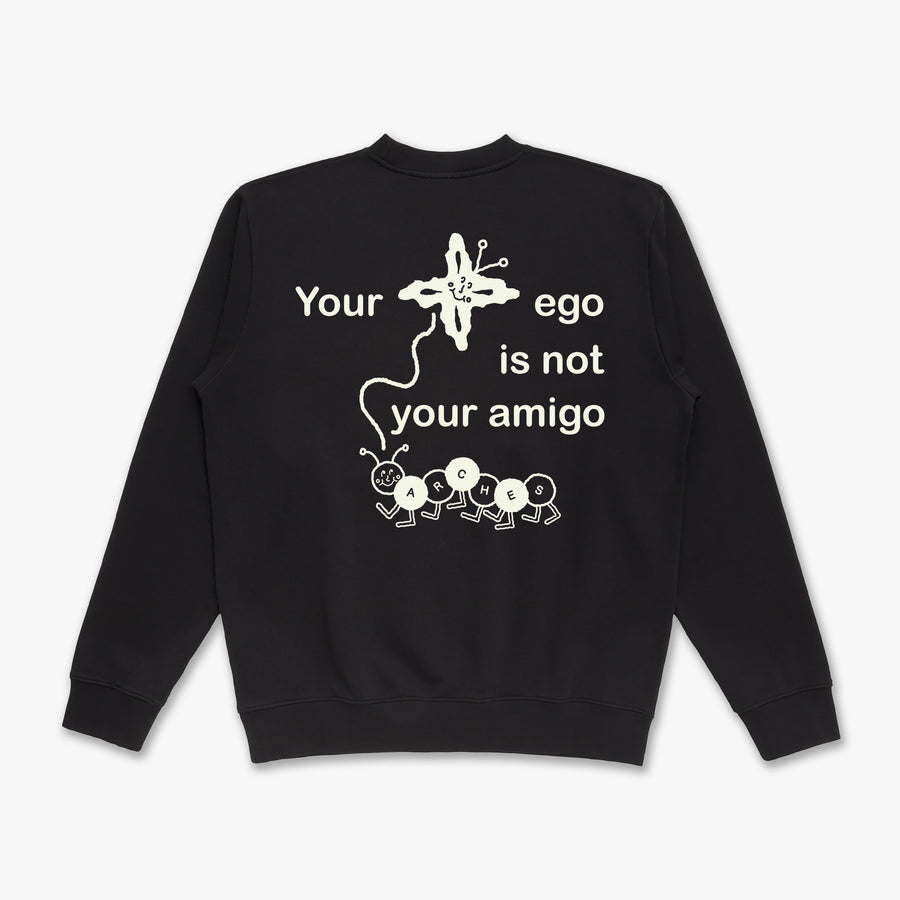 EGO FLEECEBACK CREWNECK SWEATSHIRT