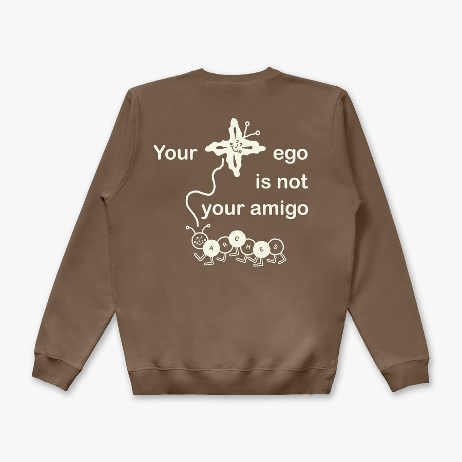 EGO FLEECEBACK CREWNECK SWEATSHIRT