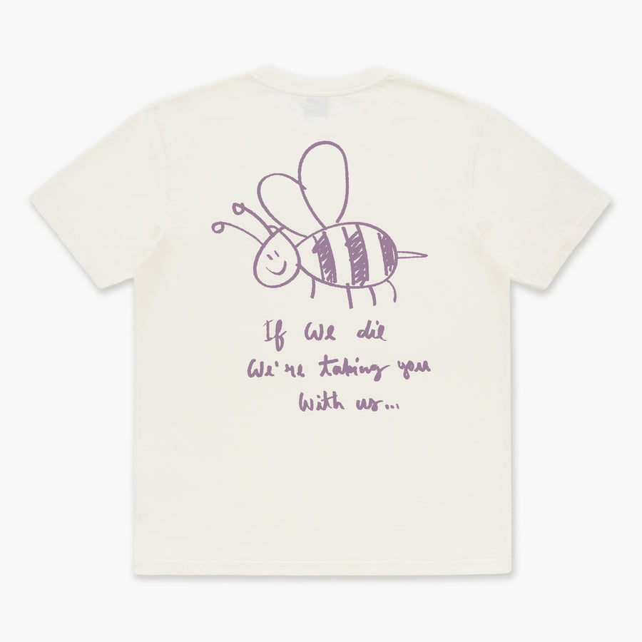 IF WE DIE BEES REGULAR FIT T-SHIRT