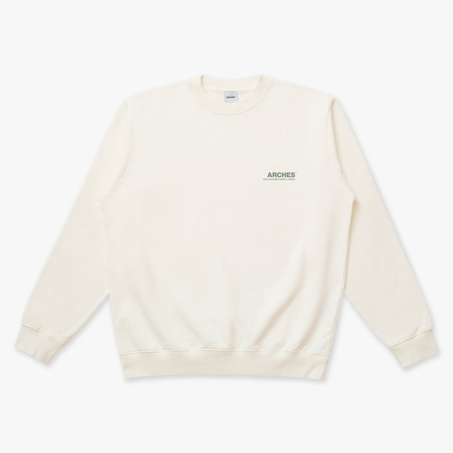 CORE LOGO FLEECEBACK CREWNECK SWEATSHIRT