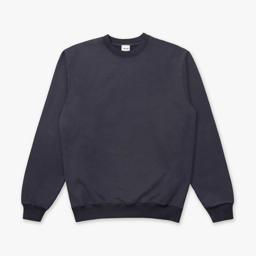 LIGHT WEIGHT LOOPBACK CREWNECK SWEATSHIRT