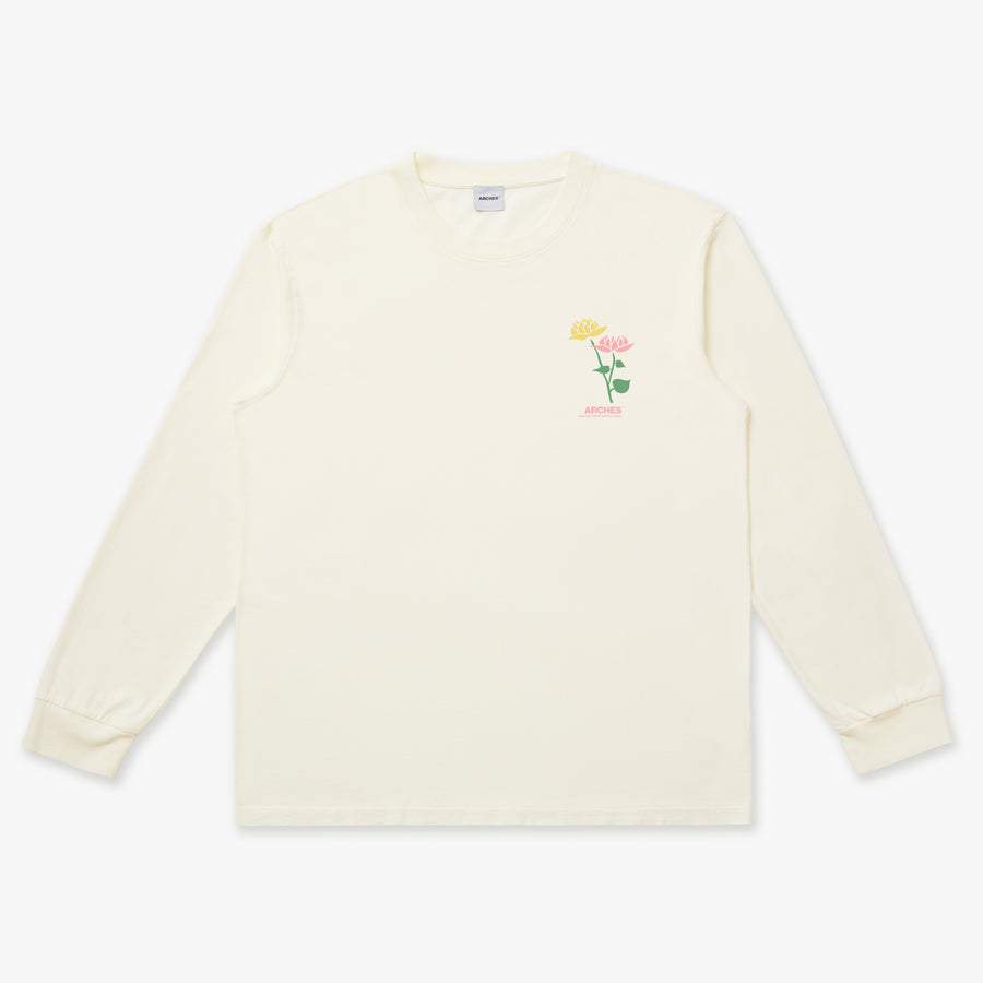 STEMS LOGO HEAVYWEIGHT LONG SLEEVE T-SHIRT